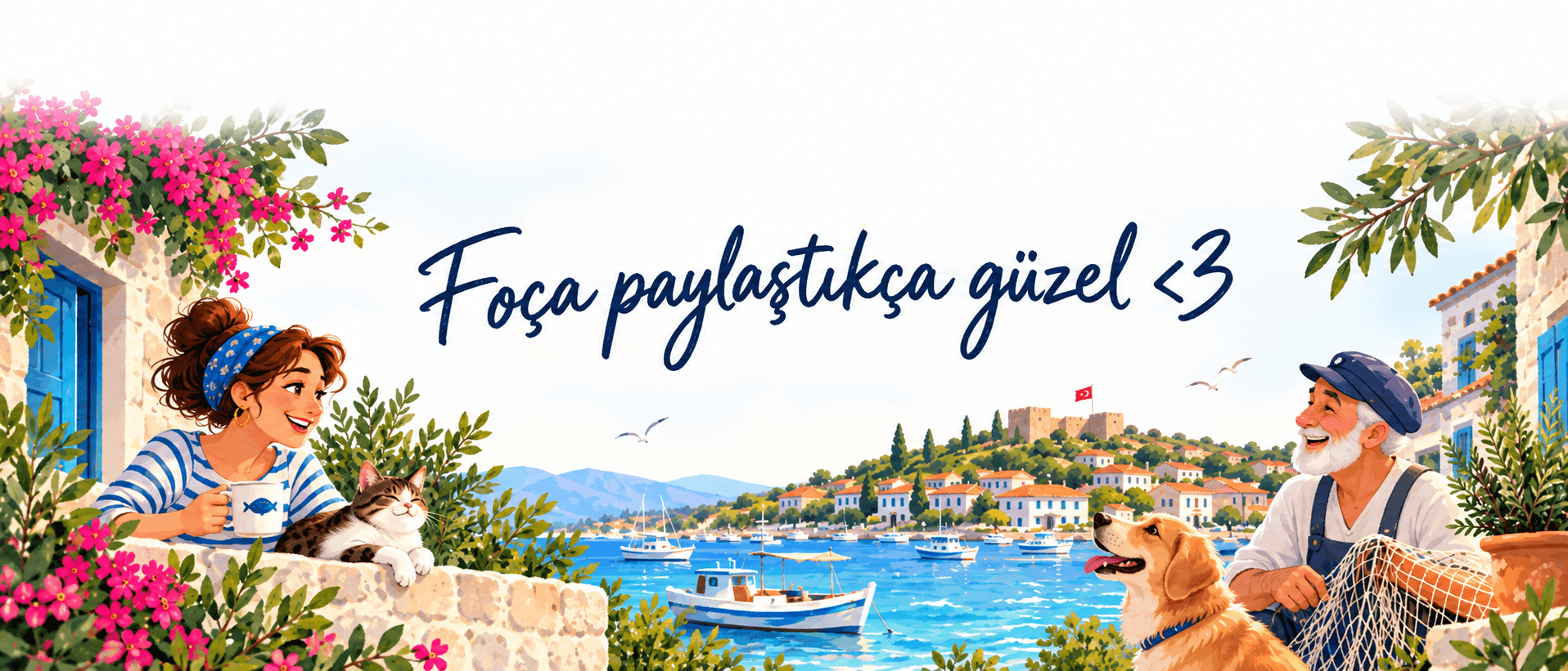 Foça paylaştıkça güzel