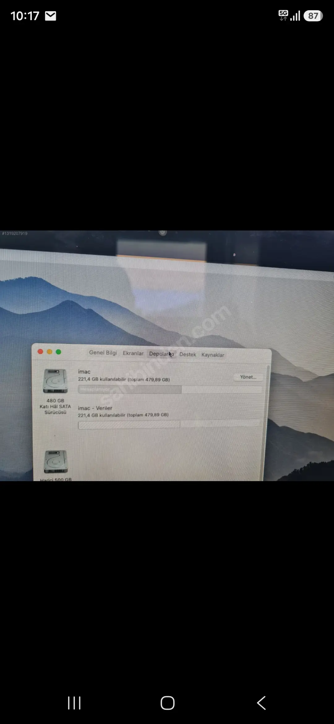 Satılık imac all in one görseli 2