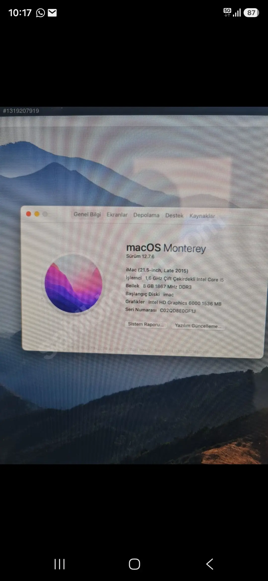 Satılık imac all in one görseli 5