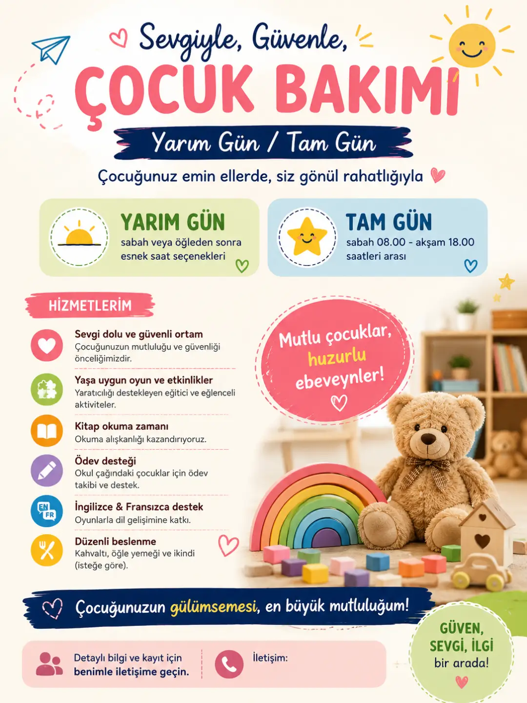 Bakıcı öğretmen canan şeker