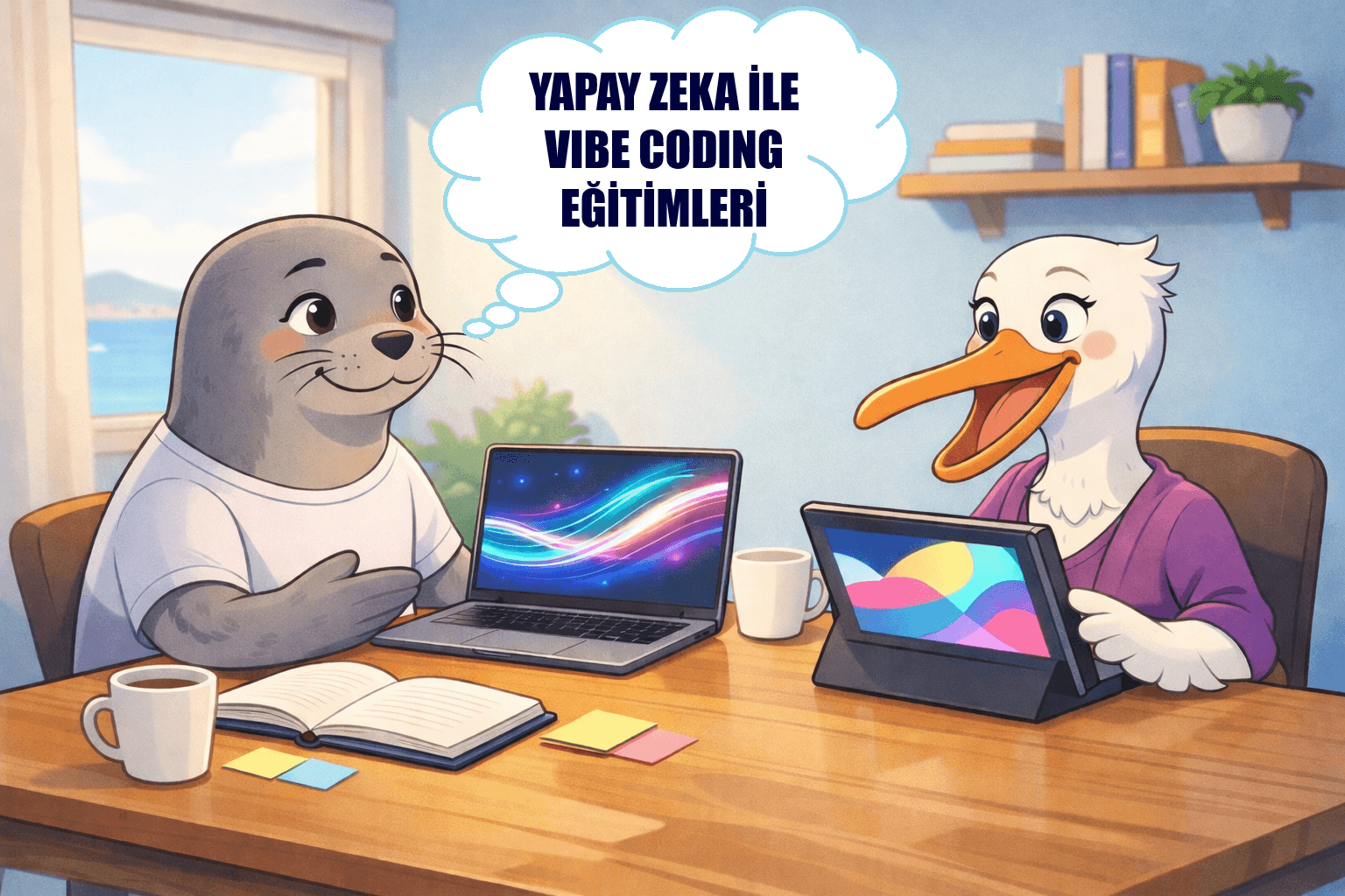 Yapay Zeka ile Üretmeyi Öğren · Vibe Coding Dersleri (Her Yaş)