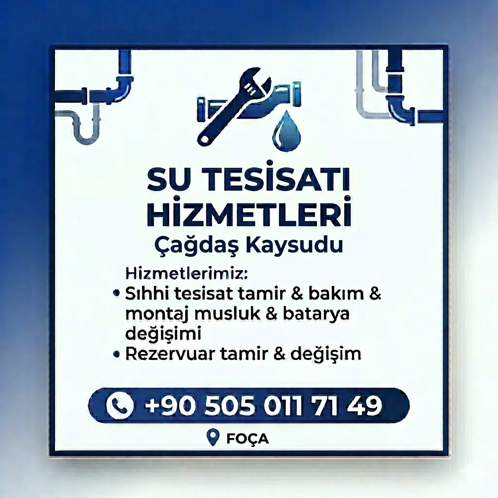 Boya badana ve su tesisatı işleriniz özenle yapılır